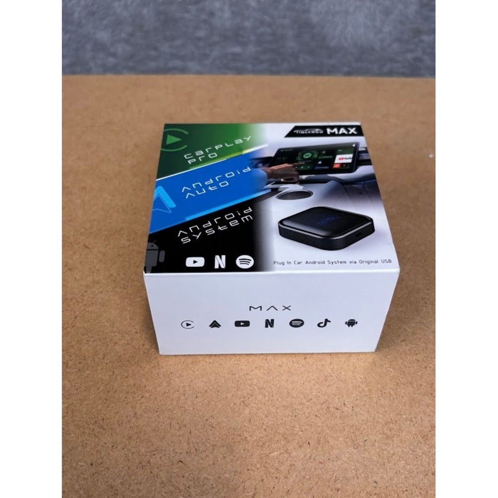 Timeknow Android Box Max R607 Wireless CarPlay Android Auto Adapter Iron Gray - Picture 9 of 12